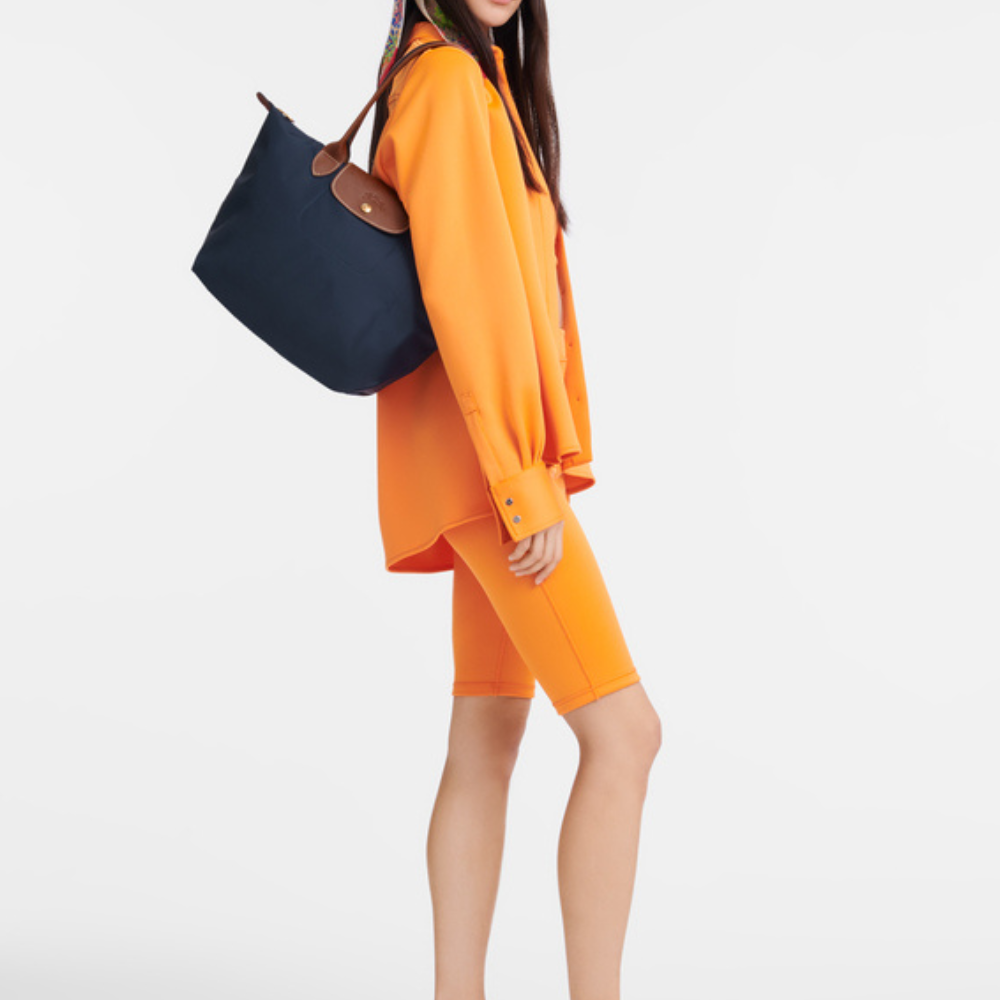 Longchamp Le Pliage Tote Bag – Classic Foldable Nylon Shoulder Bag for Women